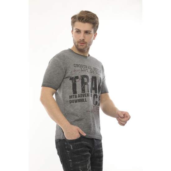 FRC 0630 Regular fit flamlı (Gri) FRC 0630 Regular fit flamlı (Gri)